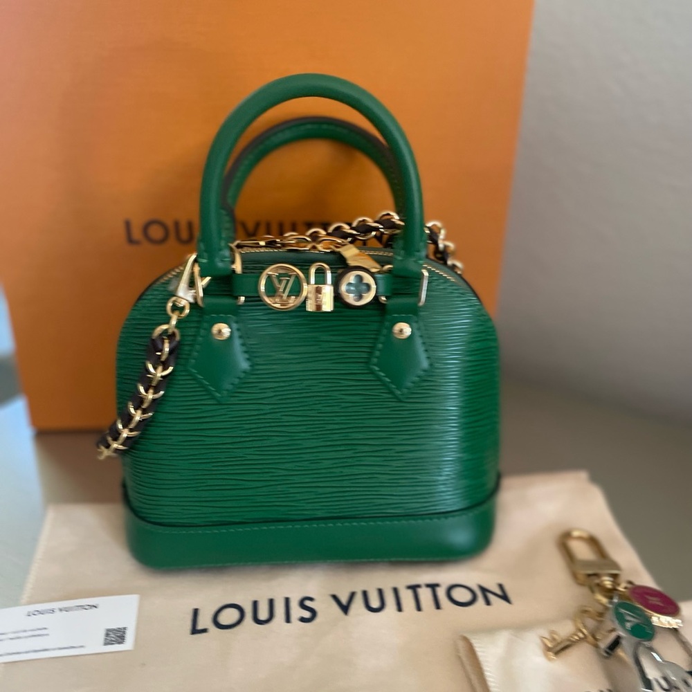 Louis Vuitton Alma Mini LV&I Epi Leather